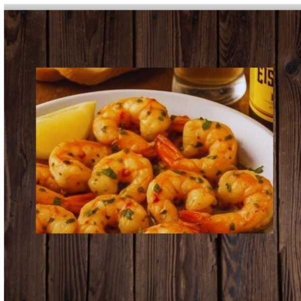 🍤 Camarão Alho e Óleo com Eisenbahn Gelada