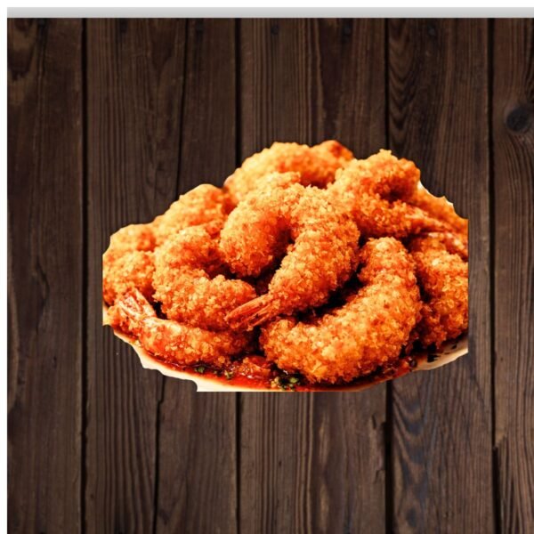 🍤 Camarão Descascado Empanado + Refrigerante 2 Litros