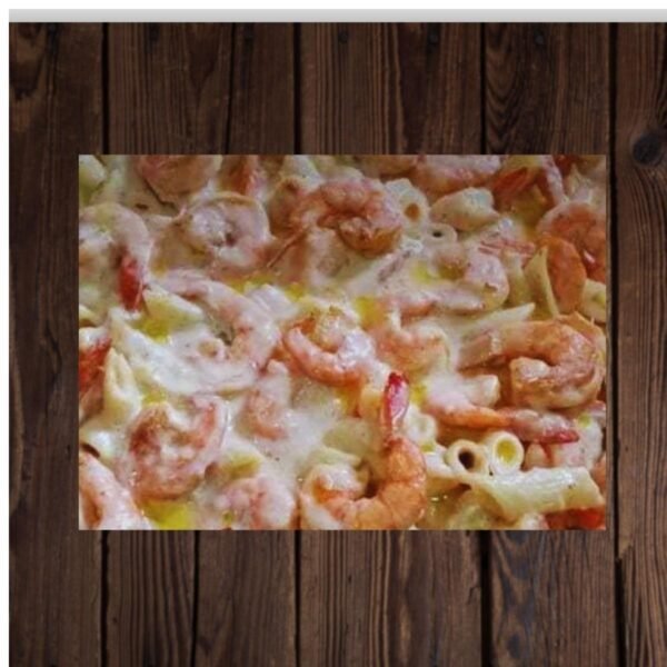 🍤 Penne ao Molho Branco de Camarão